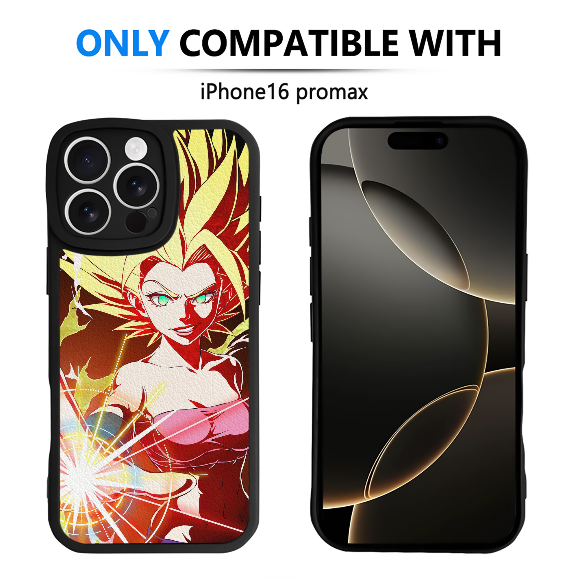 （画像用） ドラゴンボール DRAGON BALL 【iPhone 16シリーズ対応】シリコンスマホケース（レザー調） 材質：シリコン